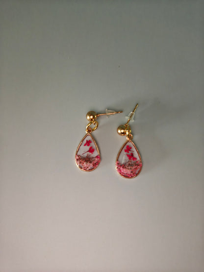 Teardrop Texas Wildflower Earrings